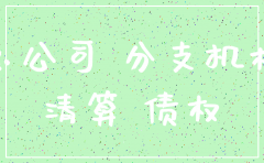 分公司注销资产怎么处置