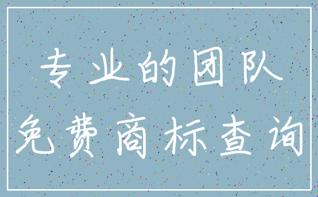 专业的团队_免费商标查询
