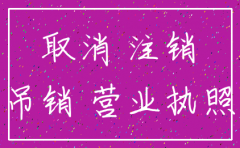 北京朝阳公司吊销转注销