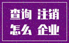 公司是否已经注销怎么查询