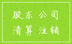 公司注销 责任股东