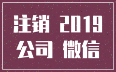 2019年怎样在网上注销公司