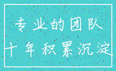专业的团队_十年积累沉淀