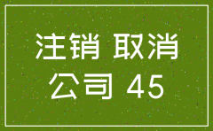 深圳办理公司注销