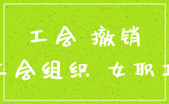 公司怎么注销工会