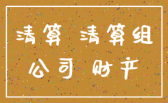 公司注销财产清算