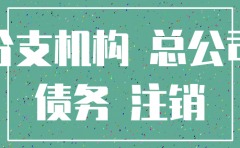 注销分公司没有债权债务证明