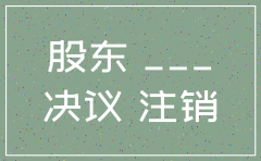 公司注销第一次股东会议纪要