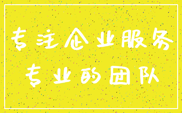 专注企业服务_专业的团队