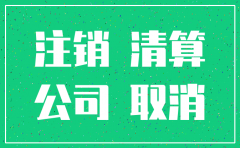 公司注销账面金额