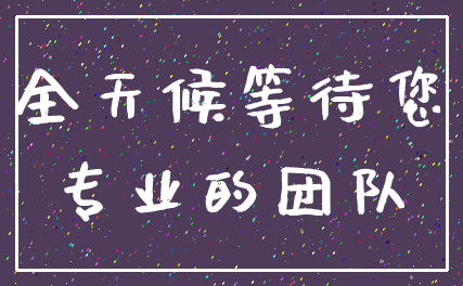 全天候等待您_专业的团队