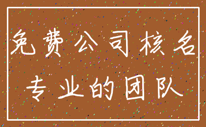 免费公司核名_专业的团队