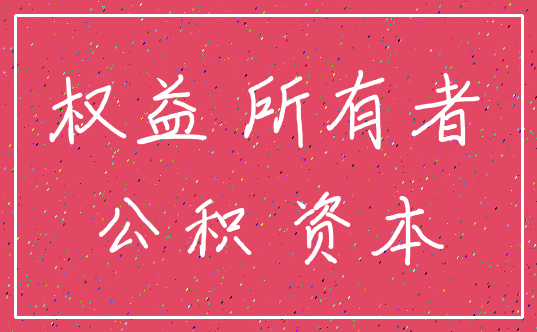 权益 所有者_公积 资本