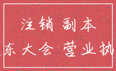 上海的公司注销