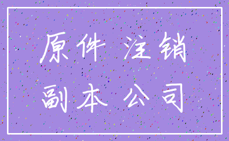 原件 注销_副本 公司
