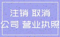 代理办理公司注销