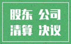 一人有限公司股东注销决定书