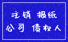 湖南公司注销要登什么报纸