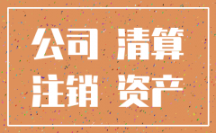 公司注销  内部资产