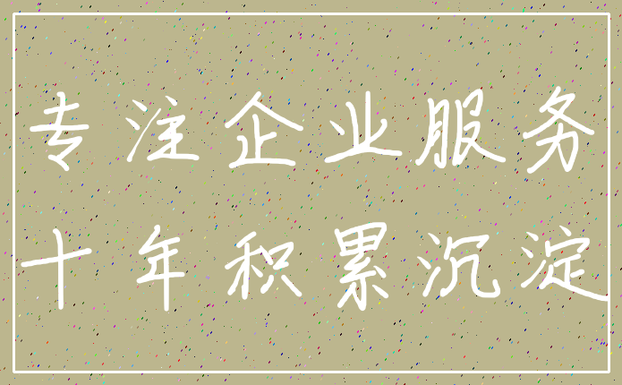 专注企业服务_十年积累沉淀