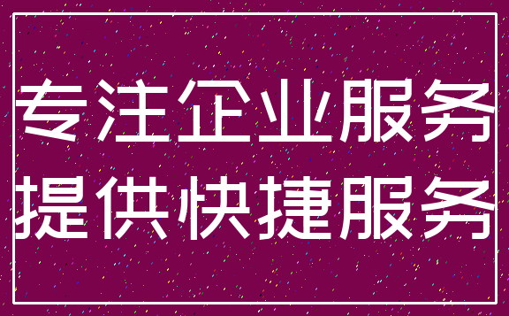 专注企业服务_提供快捷服务
