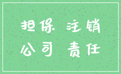 有担保的公司注销