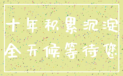 十年积累沉淀_全天候等待您