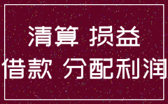 公司注销 应付资产