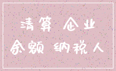 公司注销应交所得税金借方余额