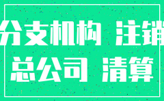 分公司注销后的涉税