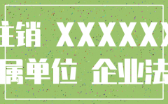 主管部门给下级公司的注销证明