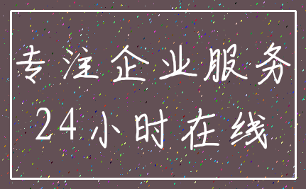 专注企业服务_24小时在线