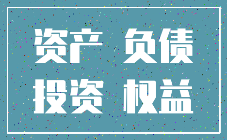 资产 负债_投资 权益