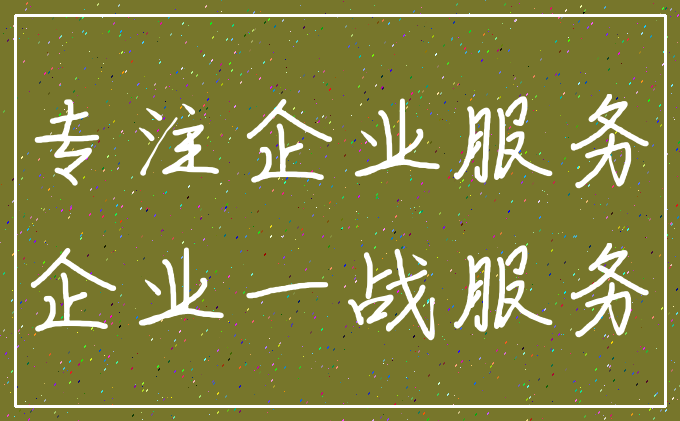 专注企业服务_企业一战服务