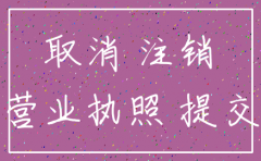 有限公司营业热照注销