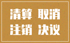 2018年公司注销决议