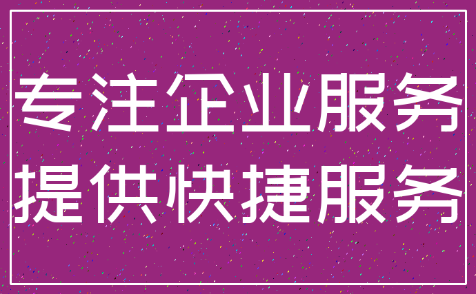 专注企业服务_提供快捷服务