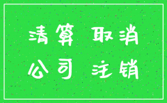 注销公司 前置资质