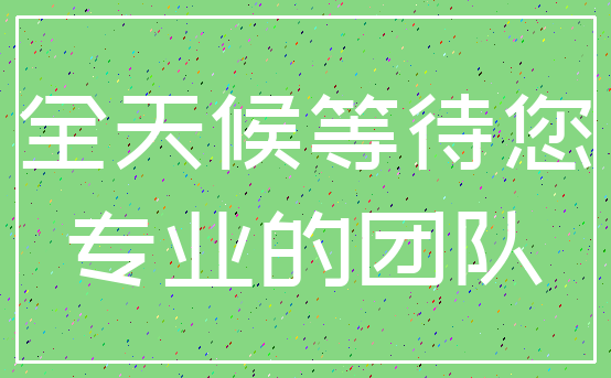全天候等待您_专业的团队