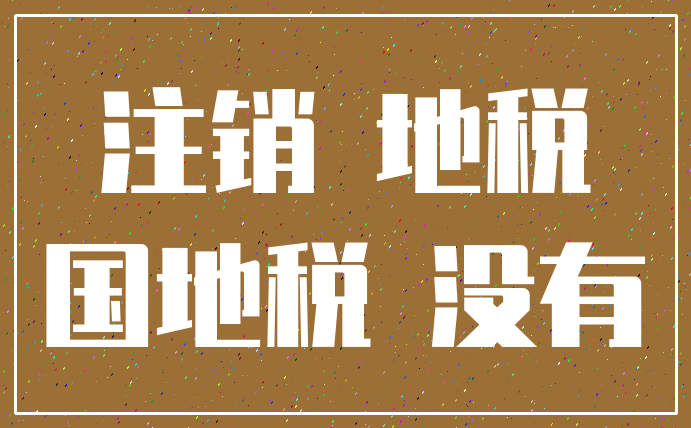 注销 地税_国地税 没有