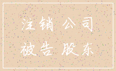 公司注销了如何做被告