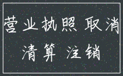 网上公司营业执照怎么注销