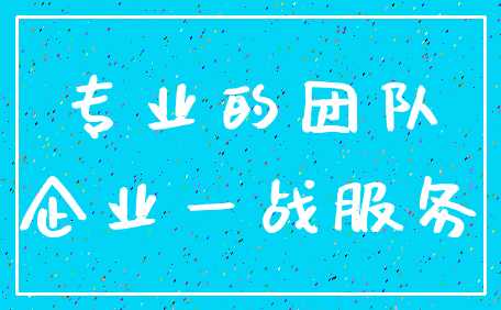 专业的团队_企业一战服务