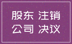 注销公司解散的决议怎么写