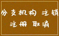 总公司注销分公司怎样