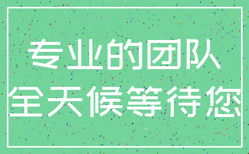 专业的团队_全天候等待您