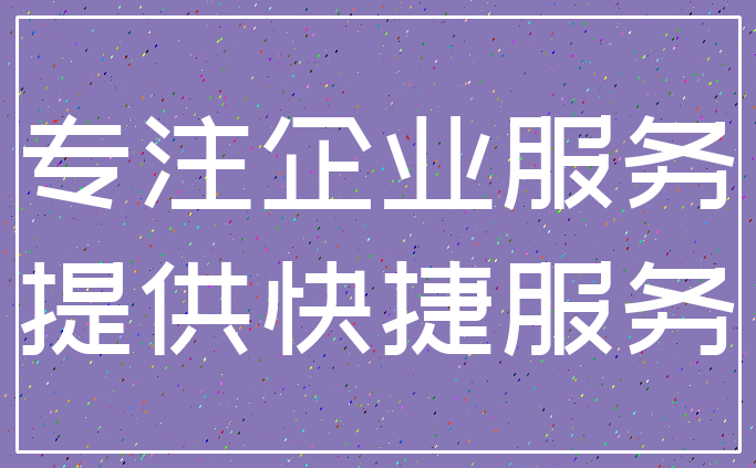 专注企业服务_提供快捷服务