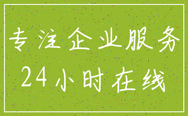 专注企业服务_24小时在线