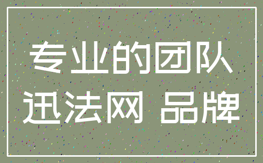 专业的团队_迅法网 品牌