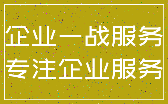 企业一战服务_专注企业服务